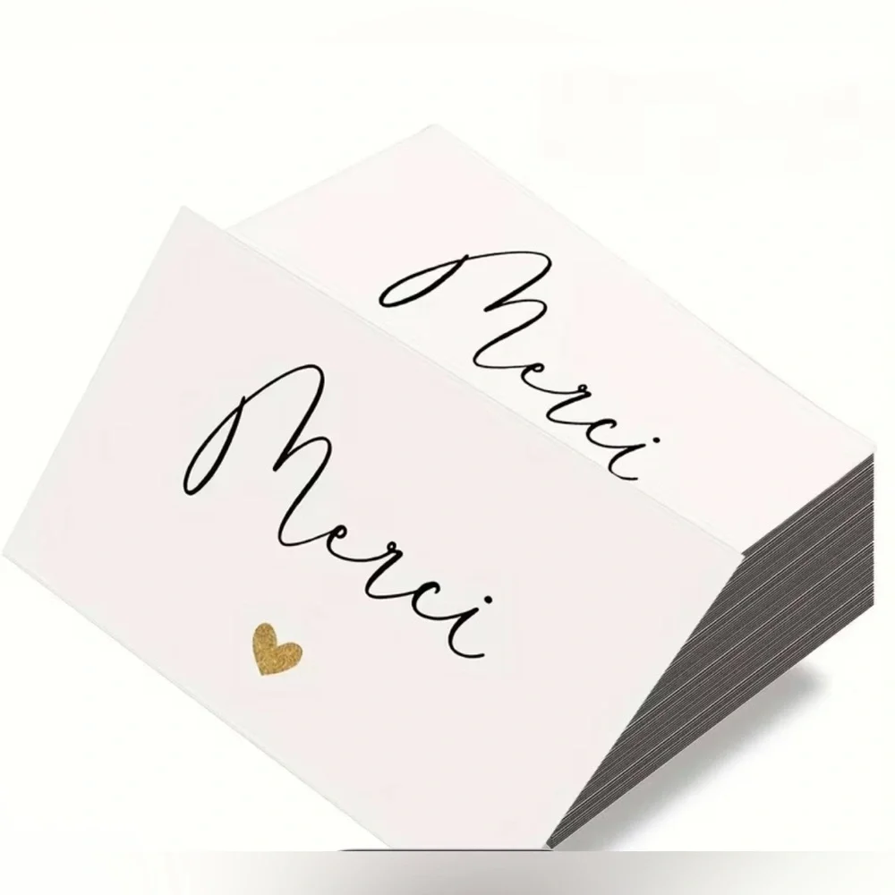 French Thank You! Cards 50